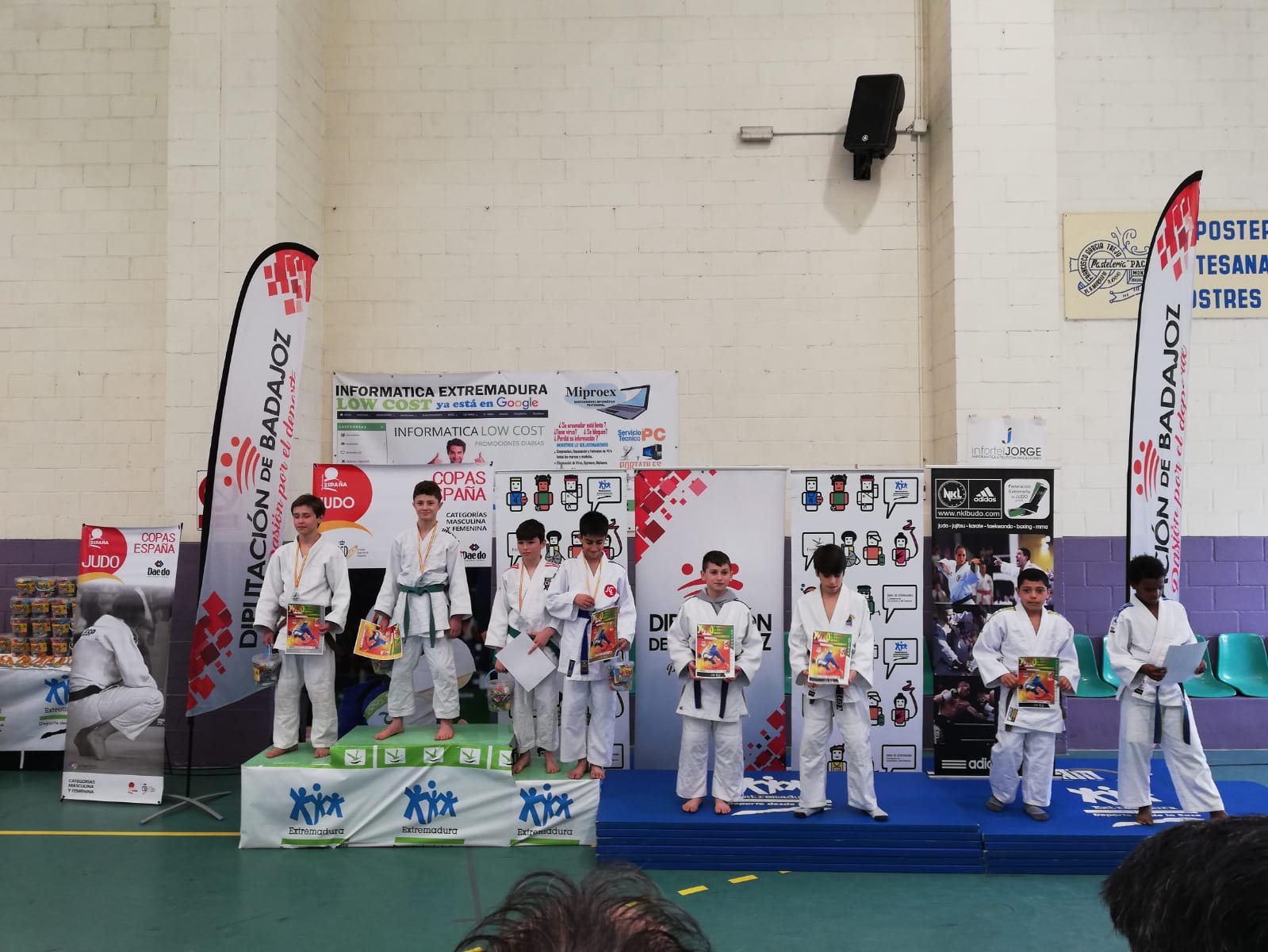 DOS MEDALLAS para los Navarros en la Supercopa de España de Judo Infantil de Extremadura 23-02-19.